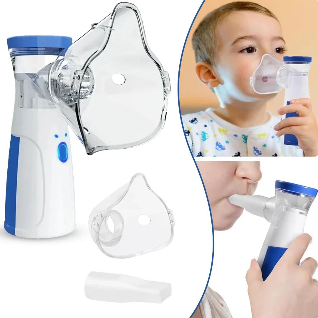 Portable Mesh Nebulizer For Kids And Adults - Health Accessory Designed For Respiratory Care And Daily Medical Routine
