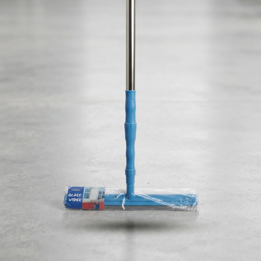 Professional Glass and Solar Cleaning Wiper – Telescopic Window & Panel Squeegee