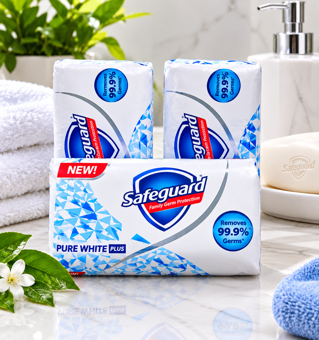 Safeguard Pure White Soap 125g Soap Bars For Everyday