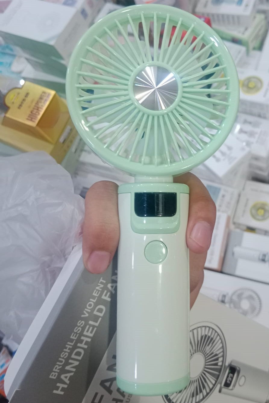 Rechargeable Handheld High-Speed Wind Turbine Fan