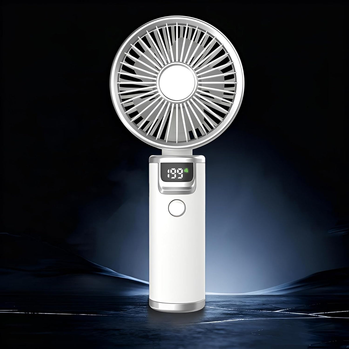 Rechargeable Handheld High-Speed Wind Turbine Fan