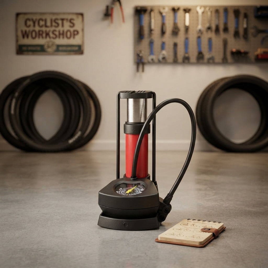 High Pressure Foot Air Pump with Pressure Gauge | Heavy Duty Manual Tyre Inflator Pump for Car, Bike, Bicycle, Motorcycle, Football & Inflatable Toys